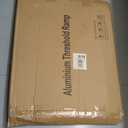 Threshold Ramps for Doorways Portable Ramp for Wheelchairs for Home Steps 2-4" Rise Wheelchair Door Scooter Ramp 31"x24.5" Shed Handicap Ramps 9.9lbs Aluminum Ramps with Extender Plate