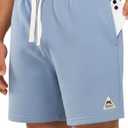 NORTHYARD Men's 7" Athletic Running Shorts with Zipper Pockets Quick Dry Lightweight Workout Gym Short (Medium)