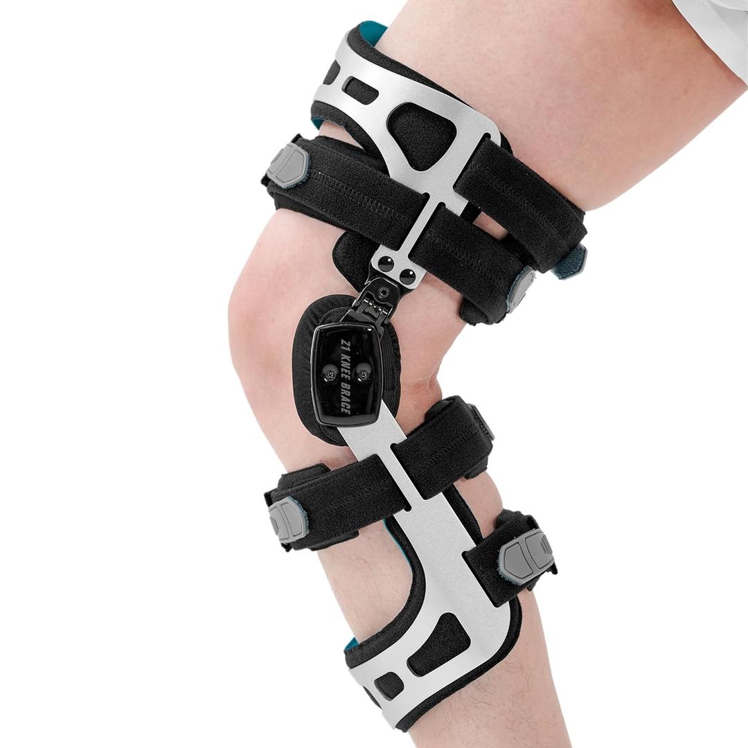 Z1 K7 Osteo Assist Double Upright OA Unloader Knee Brace for Men & Women - Mild to Moderate Knee Osteoarthritis - ACL,MCL,PCL,LCL, Meniscus Tear, Ligament/Sports Injuries - Knee Pain Support (S/Left)