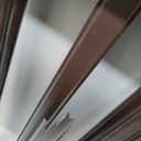 Pet Gate - 4-Panel Indoor Foldable Dog Fence for Stairs, Hallways or Doorways - 72x24-Inch Retractable Wood Freestanding Dog Gates by PETMAKER (Brown)