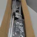 Pull Down Closet Rod, Pull Down Clothing Rod for Hanging Clothes, Adjustable 33-45 inch, Heavy Duty Closet Rod Hanging Clothes for Wardrobe Cabinet Bedroom, Side or Back Mounted