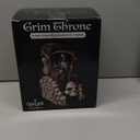 Forged Dice Co. Grim Bones Dice Tower with LED Skull Eyes - Hand Painted Grim Reaper Throne - Dice Rolling Tower Compatible with DND Accessories