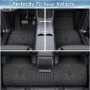 Mixsuper Wrangler Floor mats-Floor mat for 2018-2026 Jeep Wrangler JL Unlimited 4-Door (No 2-Door, JK or 4XE),All Weather TPE Floor Liners Protection for Wrangler Accessories,2 Row Anti-Slip Car Mats