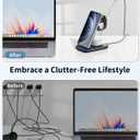 JoyGeek Wireless Charger for Samsung, 3 in 1 Charging Station for S26/S25/S24/S23/S22/S21/S20/Note20/Z Fold&Flip Series, Galaxy Watch8/7/6/5/4/3/Active2/1, Buds 3 Pro