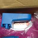 IDAODAN Electric Balloon Pump, Portable Electric Balloon Blower Machine Balloon Air Pump Dual Nozzle Rose Red 110V 600W Balloon Inflator for Party Decorations