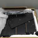 LED Night Stand with Gun Drawer, Smart Nightstand with Hidden Charging Station, Modern Beside Table with USB and Type-C Port End Table for Bedroom (Black)