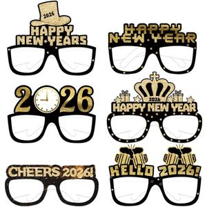 Happy New Years Eve Glasses 2026 - Pack Of 12 | New Years Eve Party Supplies 2026 | Happy New Year Glasses 2026, Happy New Year Decorations 2026 | New Years Glasses, New Years Eve Decorations