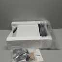 Heat Storm Wave Floor to Wall Infrared Space Heater with Attachable Feet, Remote Control, Built in Thermostat, 500-1000 Watts, 13x4x17 in, With Feet