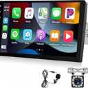 Amazon.com: Hodozzy Single Din Car Stereo with CarPlay & Android Auto, 9 Inch Touch Screen Car Radio, Mirror Link, FM/AM Audio, Bluetooth, GPS, USB,EQ,Backup Camera Input & SWC+MIC, Car Multimedia Player : Electronics