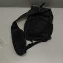 WATERFLY Crossbody Sling Backpack Sling Bag Travel Hiking Chest Bag Daypack (Black)