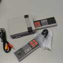 Retro Game Console, Wireless Retro Gaming System, Built-in 620 Classic Video Games, Plug & Play Game Console for TV with AV Output and 2 Wireless Controllers (Gray)