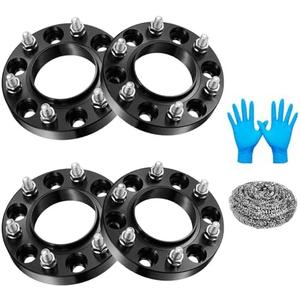 BDFHYK 6x139.7mm Wheel Spacers 1 inch 6x5.5 Hubcentric Wheel Spacer Compatible with 21-23 Bronco,11-23 Ranger, Forged 6 Lug Wheel Adapters M12x1.5 & 93.1mm Hub Bore, Set of 4
