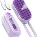 Cat Steam Brush for Shedding, 5 in 1 Cat Steamy Brushs Cleanser with Foldable Handle, Pet Spa Brush for Cats, Spritz Defur Comb for Pets, Steam Brushs for Cats and dogs, Pet Spray Hair Removal Comb