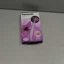 Panasonic Womens Facial Hair Remover and Eyebrow Trimmer with Pivoting Head, Includes 2 Gentle Blades for Brow and Face and 2 Eyebrow Trim Attachments, Battery-Operated  ES2113PC (5 Piece Set, Pink)