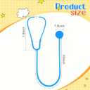 20 Pcs Kids Stethoscope Toy Real Working Plastic Stethoscope for Kids Role Play Girls Boys Doctor Nurse Accessories Costume School Career Day Cosplay, Blue
