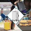 Yotako Clear PVC Suitcase Cover Tough Protector, 30 Inch Luggage Covers for Wheeled Suitcase 30"