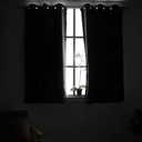 YoungsTex Blackout Curtains 68 Inches Length - Thermal Insulated with Grommet Room Darkening Window Drapes for Living Room Bedroom, 2 Panels, 42 x 68 Inch, Black