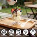 120 Pack Parfait Cups with Spoons(5 oz),Mini Plastic Dessert Cups, Appetizer Cups Shooter Cups for Party Yogurt Parfait Jello Fruit