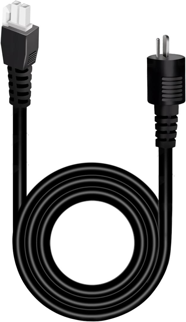 Adjustable Base Input Power Cord Compatible with Adjustable Bed Base Input Power Supply/New Generation Adjustable Bed Base.Electric Bed Power Prong Cord Total Long 6.23 feet