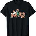 Disney Mickey & Pals Gingerbread Cookies and Christmas Tree T-Shirt. Size 2XL
