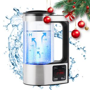 Upgraded Hydrogen Water Generator 110V with SPE and PEM Technology up to 1800 PPB,Hydrogen Rich Water Machine Unlimite Water Quality
