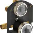 DELTA FAUCET Other MultiChoice Universal Integrated Shower Diverter Rough Universal Inlets/Outlets, Champagne Bronze (1)