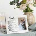 Father of The Bride Gifts, Wedding Gifts for Dad from Bride Daughter, Gift for the Dad of the Daughter, Marriage Blessing present, Personalized Gift for Wedding Picture Frame