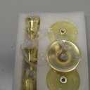 NLBTW French Gold Candlestick Holders Taper Candle Holders, Set of 3 Vintage Candle Sticks Holder Decor Used as Fireplace Mantel or Table Centerpieces for Wedding, Dinning, Party