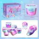 11 Pack Mermaid Slime Party Favors for Kids Slime Cup Bulk DIY Stress Relief Putty Toy Christmas Easter Birthday Goodie Bag Stuffer Classroom Reward for Girls Boys Stretchy Non-Sticky