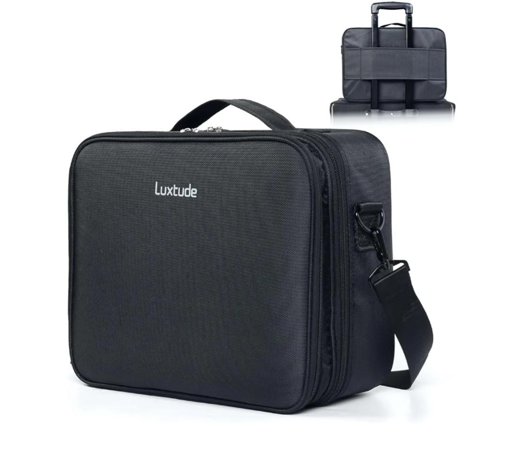 Luxtude Electronic Organizer Travel Case Large, Double Layer Tech Carrying Case, Home Electronics Bag Fits for iPad (Up to 12.9 in), Sturdy Storage for Dji, Camera