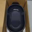 Dutch Oven Enameled Cast Iron Bread Pan with Lid Sourdough Loaf Pans for Baking Bread Large Heavy Oval Bread Dutch Oven with Movable Handle 4 Qt Black Dishwasher Safe