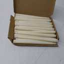 Treela 24 Pcs Flameless Taper Candles Bulk LED Taper Candles Sticks Battery Operated for Christmas Birthday Wedding Party Church Table Decoration (Ivory)