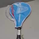 Kids Tennis Racket for Boys & Girls Aged 2-12 - Multi-Color & Style Youth Tennis Racket for Beginner, Includes 420D Nylon Shoulder Strap Bag (Blue-Graffiti)