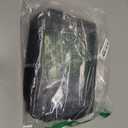 Remobia Hicol TSA Approved 5Piece Diaper Bag Organizer Pouch Set Clear Waterproof TPU Kids Toiletry Storage Set Travel Packing Clutch Cube Bags for Baby Nursing(Black)