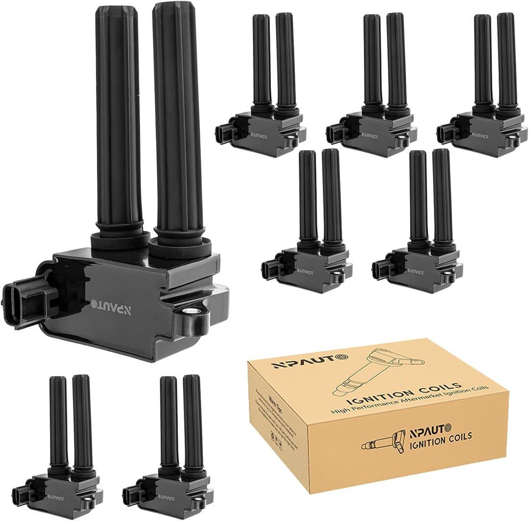 Ignition Coil Pack Set fit for V8 5.7 Hemi 2005-2020 Dodge Ram 1500 2500 3500 Dodge Charger Challenger Durango Magnum, Chrysler 300, Jeep Grand Cherokee Commander, UF504 C1526, 8pcs