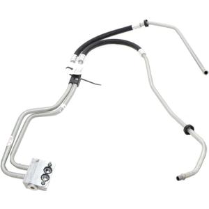 GM Genuine Parts 84828848 Engine Oil Cooler Hose Kit with Bracket, Gasket and Bolt, Black