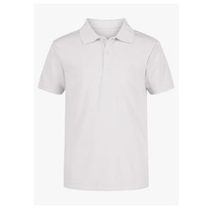 Studio 3 Boys' School Uniform Short Sleeve Polo Shirt, Button Closure, Moisture Wicking Performance Material (14/16Y- 4 Piece)