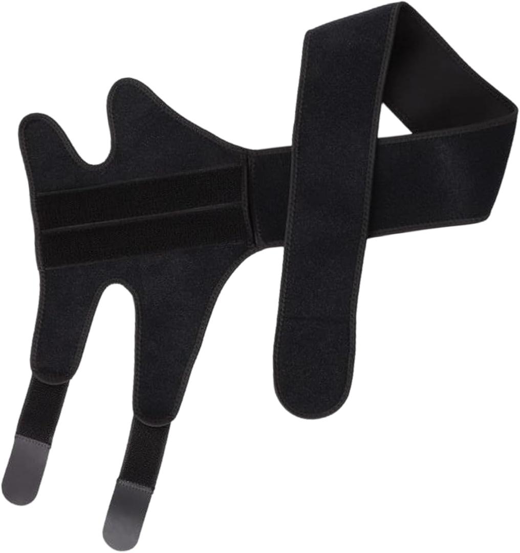 Knee Brace for Dogs - Adjustable Anti-Licking Sleeve | Dog Hip Dysplasia Support Brace,for Joint Stability Recovery Injuries Sprains Small Medium Large Pet Travel Outdoor (Black)