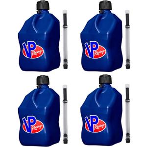 VP Racing 5-Gal Plastic Motorsport Container (4-Pack) & Hose Kit (4-Pack)