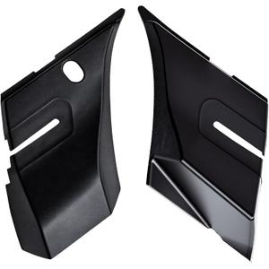 MaySpare Windshield Wiper Cowl End Panel Compatible with 2007-2013 GMC Sierra 1500 2500 3500 HD, LH & RH Side Air Inlet Grille Cover, Replaces 15946003 15946004, Black, 1 Pair