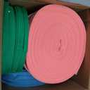 SATINIOR 20 Rolls 12mm 1/2" Single Fold Bias Tape 100% Polyester Mix 10 Colors Each Color 18 Yards for Sewing, Piping, Binding, Hemming