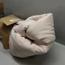 Bedsure Comforter Duvet Insert - Quilted Comforters Oversized King Size, All Season Duvet, GentleSoft Down Alternative Bedding, with 8 Tabs, Gifts for Women/Men, Beige, Oversized King 116 x 98 Inches