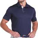PUMA Men's Dry Cell Performance Polo Shirt, Blue, Medium