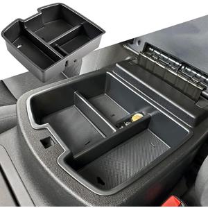 TACORBO Center Console Organizer Tray for 2007-2014 GMC Sierra 2500 3500 Accessories Yukon XL Silverado 2500 3500 Suburban 1500 Tahoe / 07-13 GMC Sierra 1500 Chevy Silverado Suburban 2500 Avalanche (Balck)