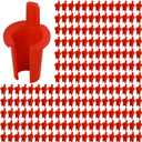 BBTO 400-pack 5/16 Inch Anti-short Bushing 3/8 Inch Electrical Mc/bx Cable Bushing Red Head Electrical Wire Connectors for 14/2-12/2 Mc Cable