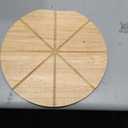 Chef Pomodoro 14" Pizza Cutter Rocker Blade and Pizza Cutting Board Set – Premium Stainless Steel Pizza Slicer with Wooden Pizza Serving Board – Pizza Wooden Board with Pizza Cutting Guide
