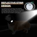 Dog Ear Muffs Dog Head Ear Warp Noise Protection (M-Head Circle(13.7"~18.9"), Black)