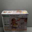 Ingenuity My Bath Seat for Sit-Up Baby Bathing, Sure & Secure Suction Cups, ASTM Safety Tested & Approved, Backrest for Assisted Sitting, Easy Setup & Storage, Gray