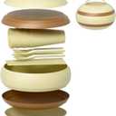 Camping Dishes Picnic Set, Camping Plates Cups and Bowls Set with Chopsticks and Spoons, BPA Free, 17PCS Portable Plastic Reusable Cutlery Set for 4, Portable Small Size, Not Microwave/Dishwasher Safe