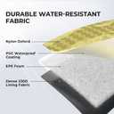 KastKing BaitSpace Fishing Tackle Bag With 4 Tackle Boxes & Removable Bait Binder, Water-Resistant Tackle Storage, Durable Fishing Gear, Adjustable Shoulder Strap (Medium - 4*3600 Trays, B: Khaki Camo)